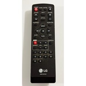 LG Remote Control AKB73275401 Black Sound System Home Theater TV Controller
